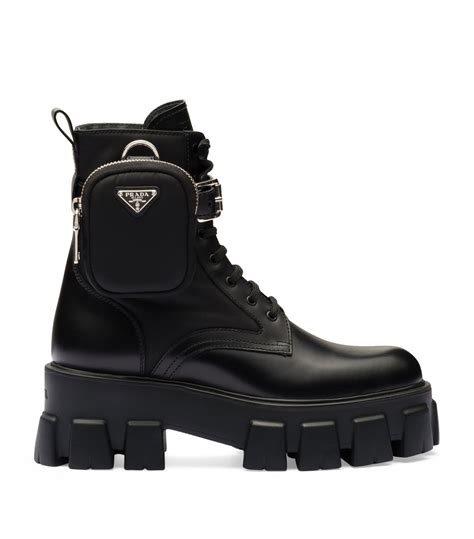 prada monolith pointed boots|prada monolith boots women's.